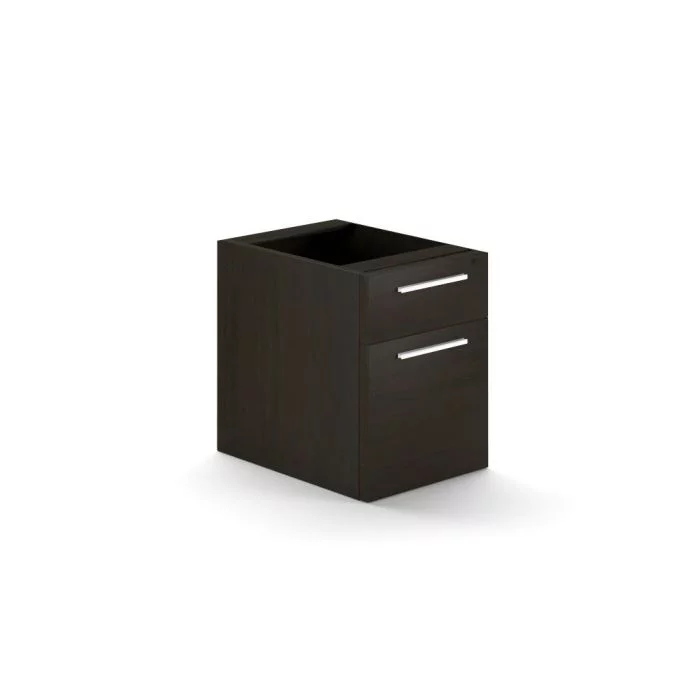 Potenza Deluxe Box File Hanging Pedestal (Espresso) Dallas DESK, Inc.