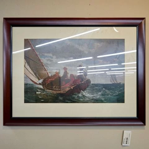Used Framed Artwork 33x25 At Sea ART1661-106
