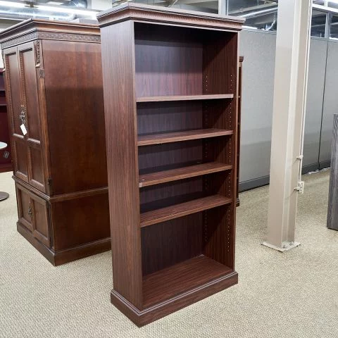 Used Traditional 76" Inch Bookcase (Walnut) BC1802-003