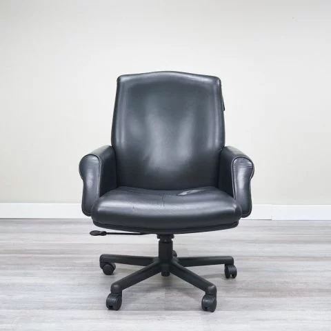 Used HBF Leather Executive Chair (Black) CHE1700-021 