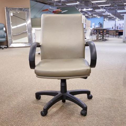 Used Mid Back Executive Swivel Chair (Iridescent Green & Gold) CHE1741-001