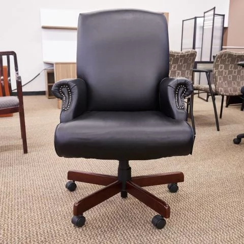 Used Best Leather Executive Chair (Black) CHE1775-003