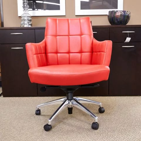 Used Cabot Wrenn Executive Office Chair (Red) CHE1845-017
