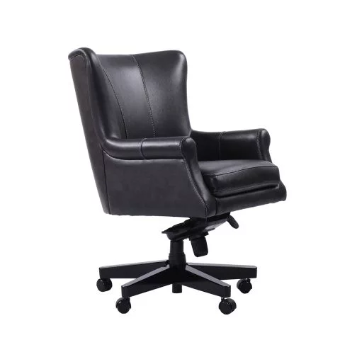 Parker House High Back Leather Desk Chair DC#129-CYC (Cyclone)
