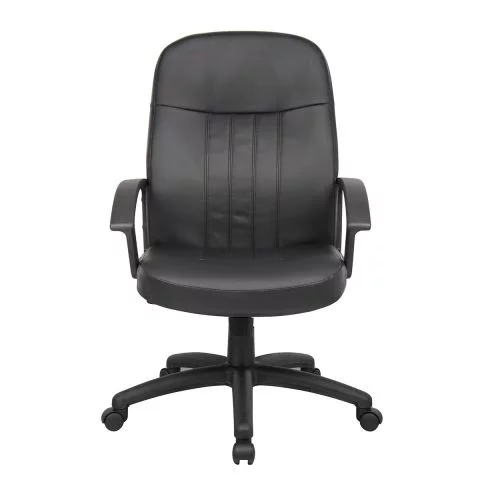 Boss Budget Leather Executive Chair (Black)