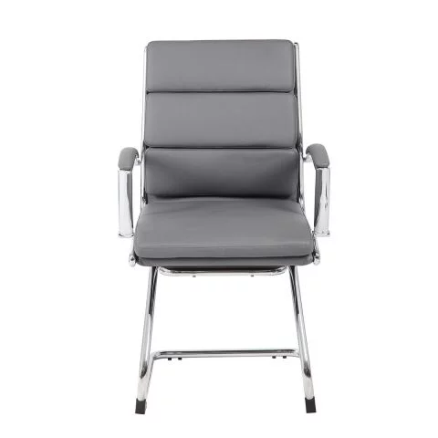 Boss CaressoftPlus™ Executive Guest Chair (Gray)