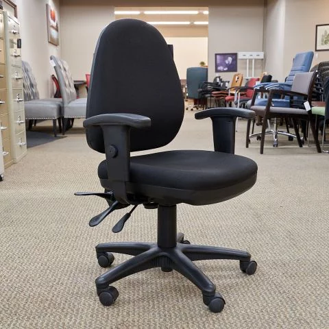 Used Mid-Back Office Task Chair (Black) CHT1838-016