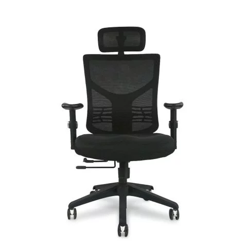 X-Chair X-Project Task Chair with Headrest (Black)