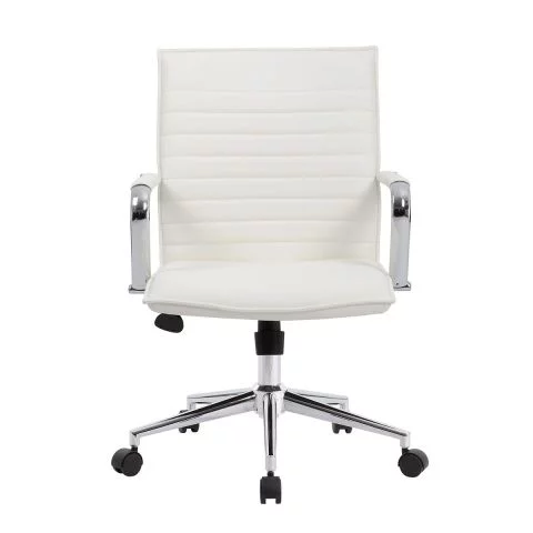 Boss Modern Mid-Back Task Chair (White)