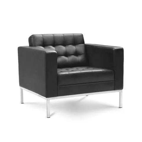Piazza Leather Office Lounge Chair