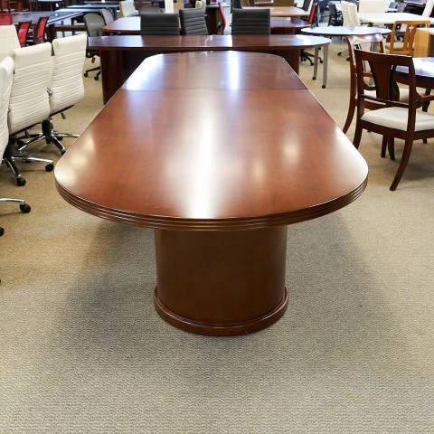 Used 14' Race Track Conference Table (Light Cherry) CTB1743-002