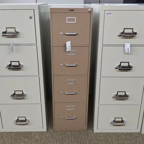 Used Hon 15x52 Vertical Metal File Cabinet (Tan) FIV1837-028