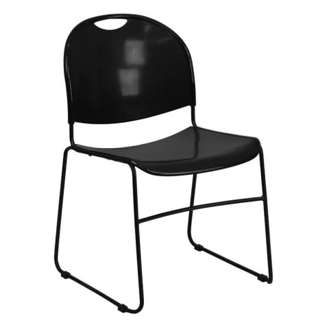 Plastic Stack Chair SI-1106-3 (Black)