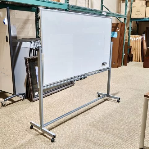 Used 71x40 Magnetic Mobile Whiteboard VIS1853-020