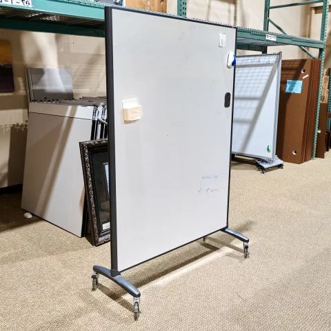 Used 67x49 Magnetic Mobile Whiteboard VIS1853-021