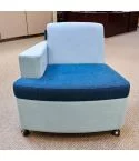 JSI Moto Lounge Chair (Blue Two Tone) [Showroom Sample] CHL9999-1329