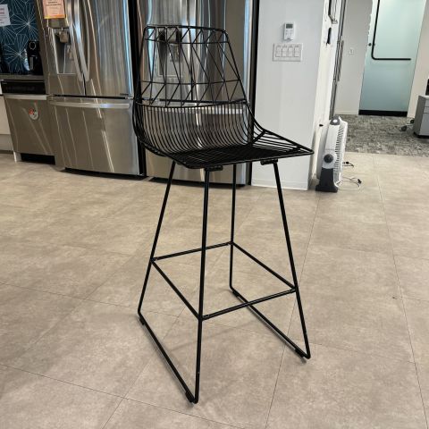 Used Modern Bar Height Wire Stool (Black) CBA1880-023