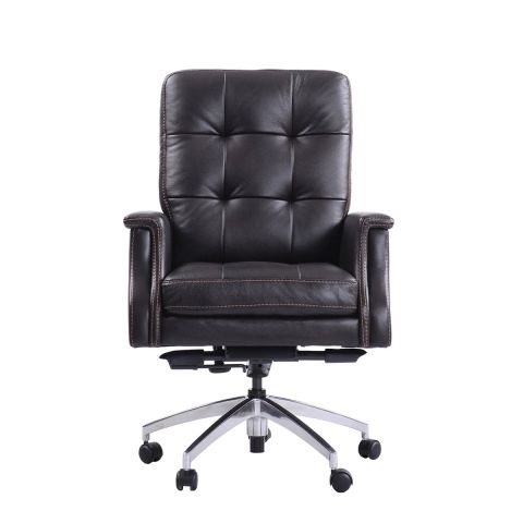 Shop Parker House High Back Leather Desk Chair DC#128-VCO (Verona Coffee) in Dallas Fort Worth, TX. - Front