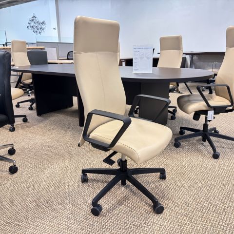 Used Roulliard Urbex Lead High Back Leather Executive Chairs (Tan) CHE1872-010