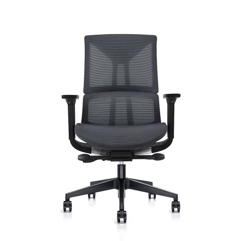 Maglia Ergonomic Task Chair (Black) - Front View