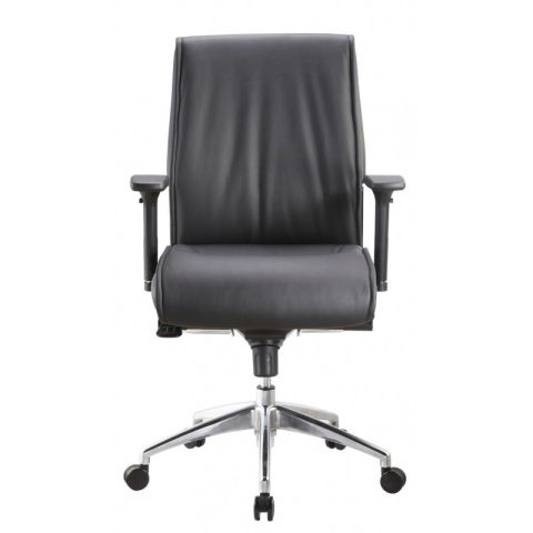 Alto Leather Mid Back Executive Chair (Black)