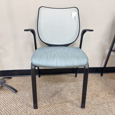 Used HON Guest Side Chair (Grey & White) CHS9999-1852