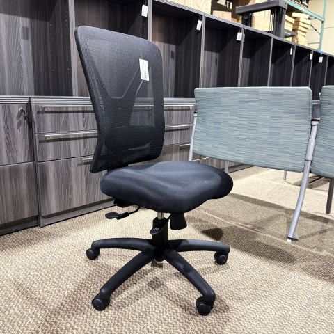 Used OFD Hi-Back Ergo Armless Task Chair (Black) CHT1879-015