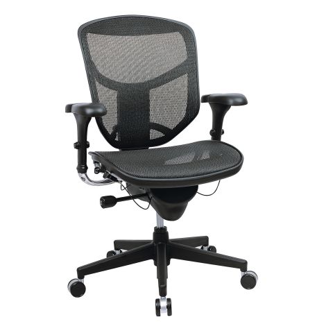 Used WorkPro Quantum 9000 Ergonomic Mid-Back Mesh Chair (Black) CHT1902-010