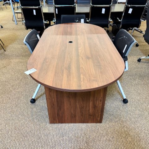 Used i5 Kai 6' Racetrack Conference Table (Walnut) CTB1894-003