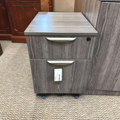 Used Laminate Box-File Mobile File Pedestals (Grey) FIM1905-002