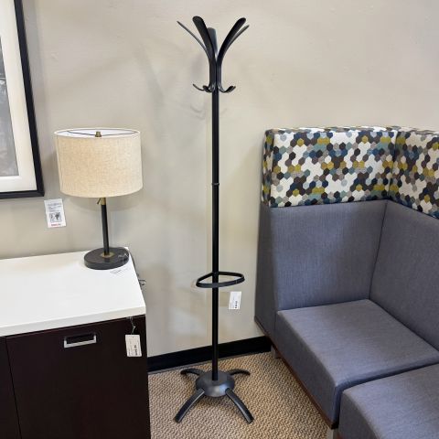 Used 69" Modern Metal Coat Rack (Black) MIS1902-029