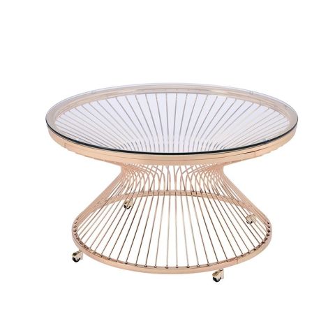 Front - Ellie International Lavar Occasional Table (Gold)