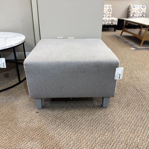 Used 25x25 Upholstered Ottoman (Grey) OTT9999-1847