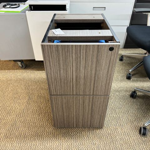 Used Laminate File-File Pedestal (Grey) PED9999-1712
