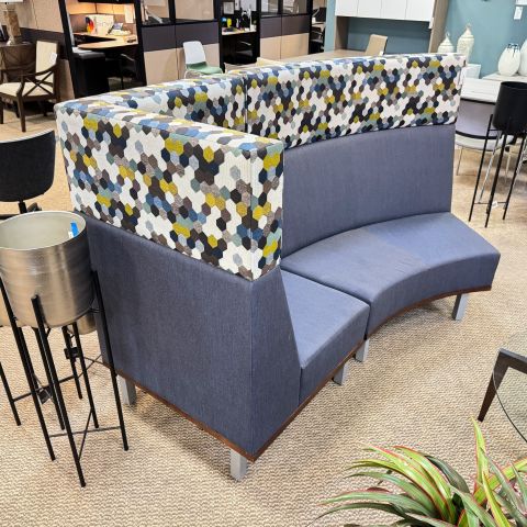 Used JSI Modular Lounge 2-Piece Curved Back Set [Showroom Sample] ZFLR9999-012