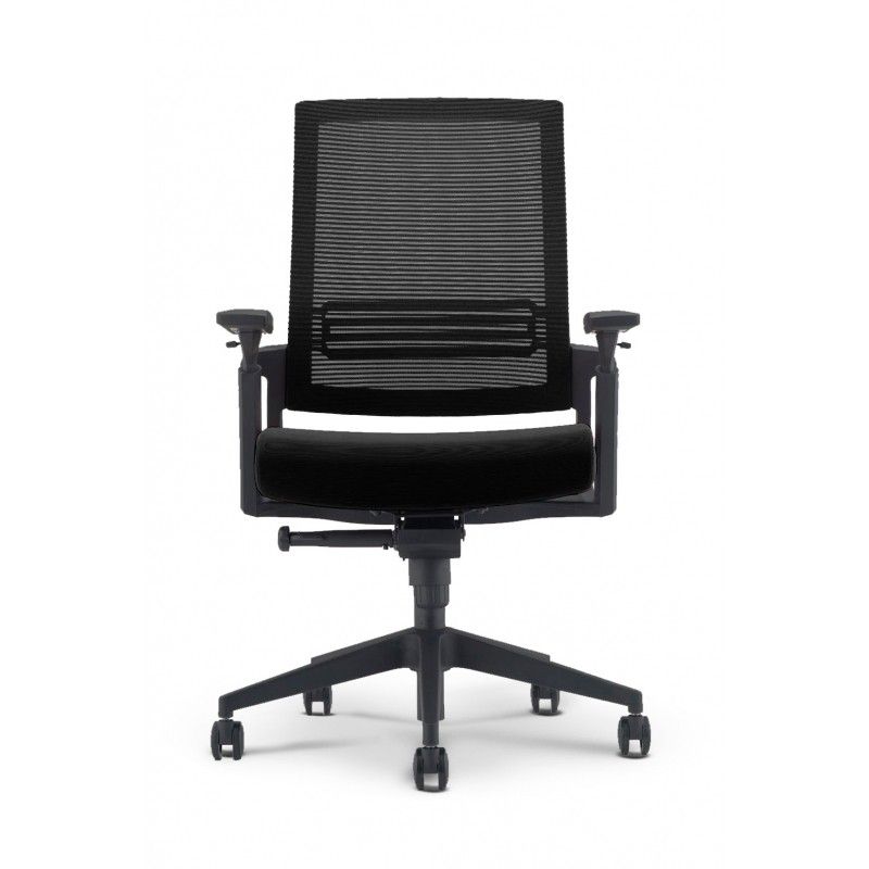 GMGK341D○Artfort / アーティフォート イージーチェア 黒 本革 Forte Ergonomic Office Chair (Black) | Dallas DESK, Inc.