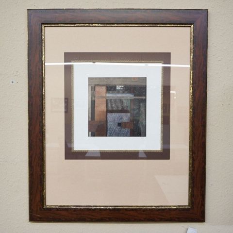 Used Geometric Framed Art (37.5x31.5) ART1661-101