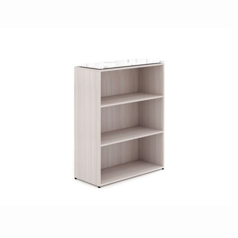 Potenza 41" Deluxe Bookcase with Glass Top