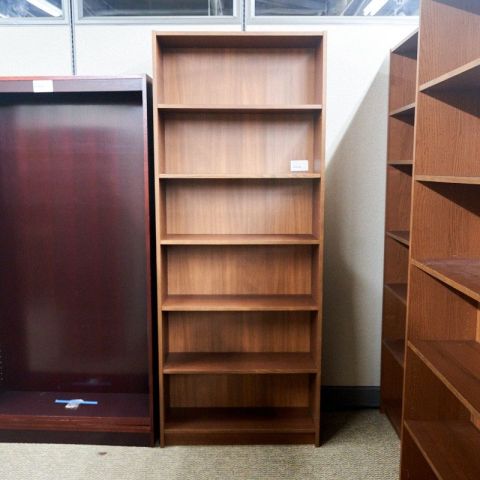 Used 80" Laminate Bookcase (Medium Cherry) BC1749-010