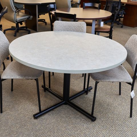 Used 48" Break Room Table with X-Base BRK1776-010