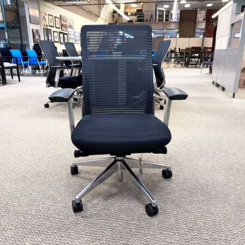 Used Cherryman Oroblanco Executive Ergonomic Chair (Charcoal & White) CHE1897-007