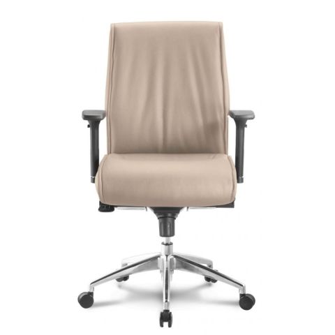 Alto Leather Mid Back Executive Chair (Sand)