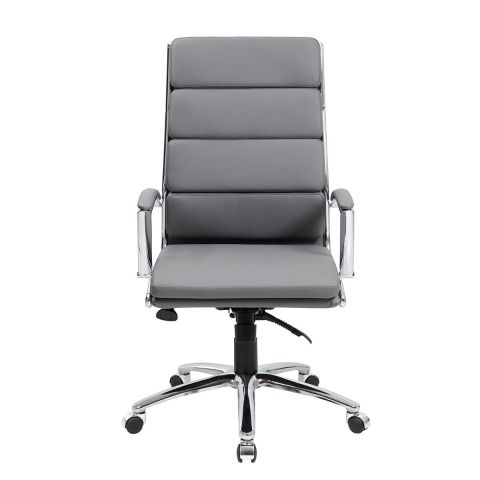 Boss CaressoftPlus™ High-Back Executive Chair (Gray)