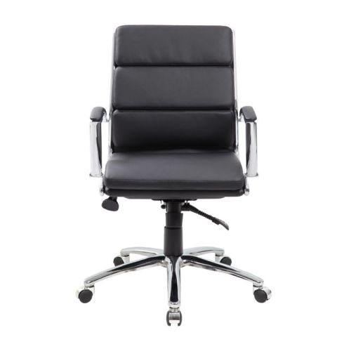 Boss CaressoftPlus™ Mid-Back Executive Chair (Black)