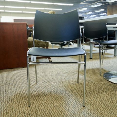 Used Stack Chair (Black) CHK1772-009
