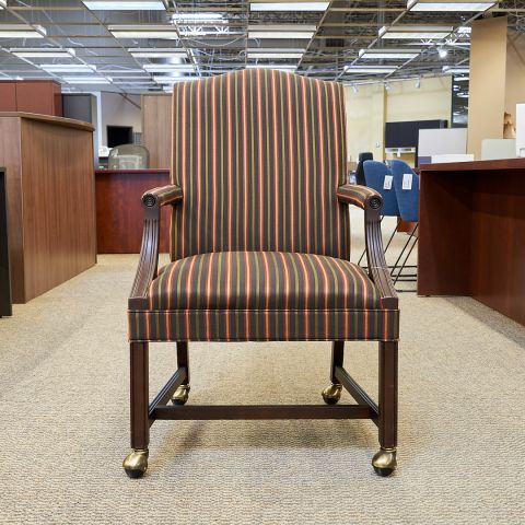 Used Fairfield 5163 Conference Guest Chair (Striped Fabric) CHS1811-002
