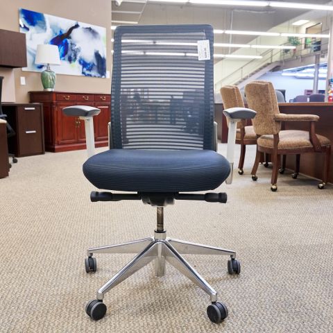 Used Cherryman Eo Task Chair (Grey & White) CHT1760-001