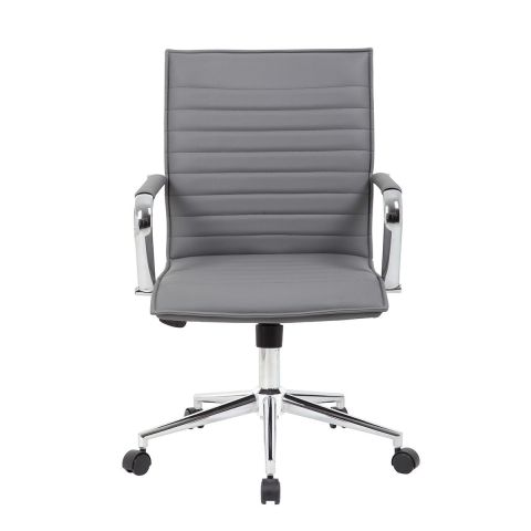 Boss Modern Mid-Back Task Chair (Gray)