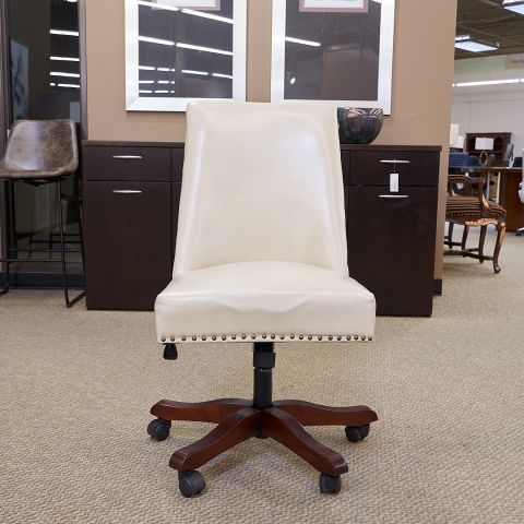Used Traditional Contemporary Armless Task Chair (White) CHT9999-1616