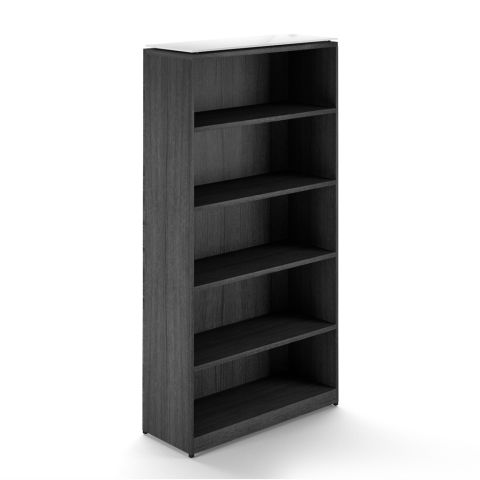 Potenza 71" Deluxe Bookcase with Glass Top